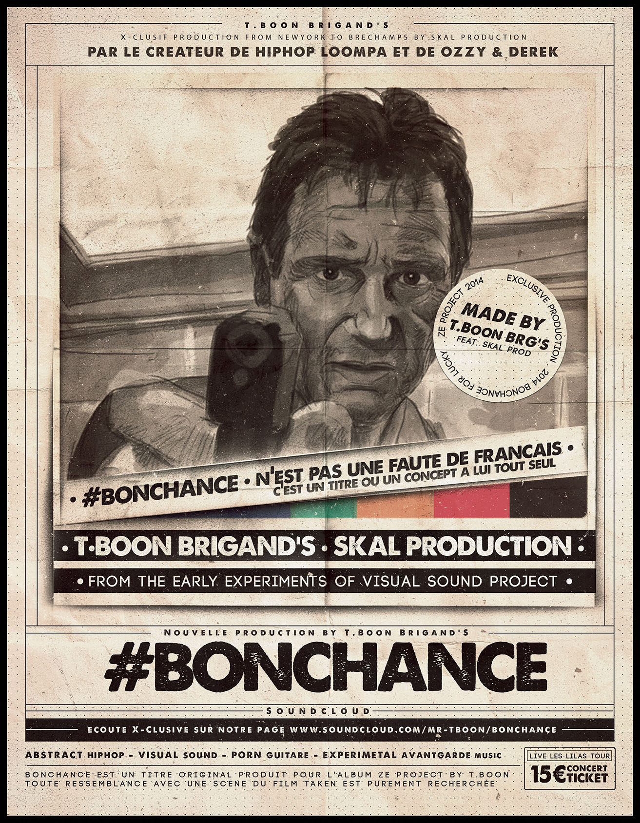 Pochette du titre #BONCHANCE by T.Boon
